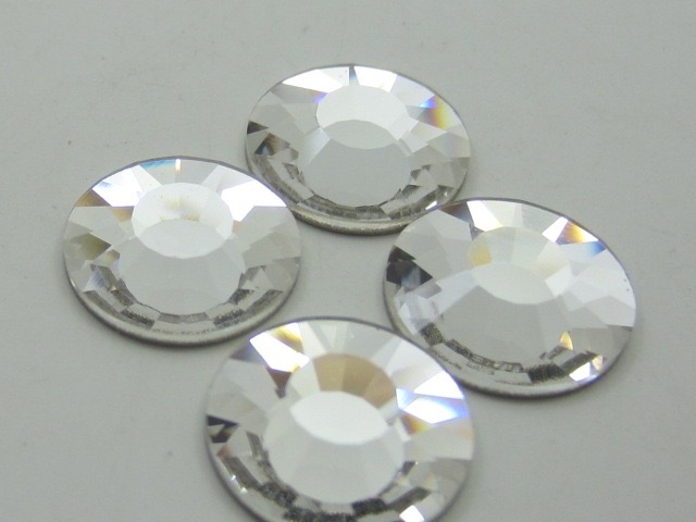 12 pcs. 48ss CRYSTAL THIN FLAT BACK European Rhinestones